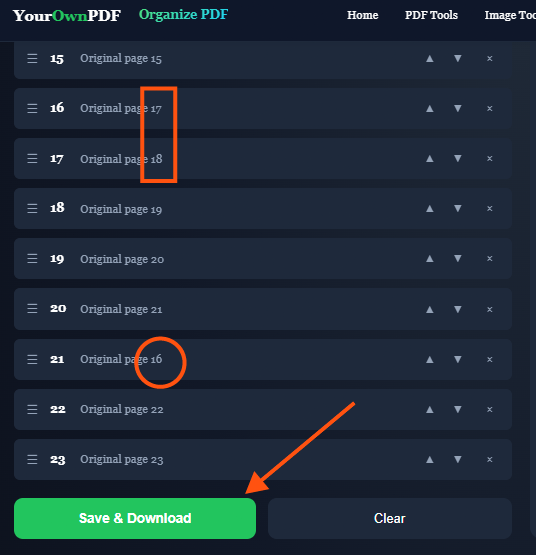 Download Processing Action